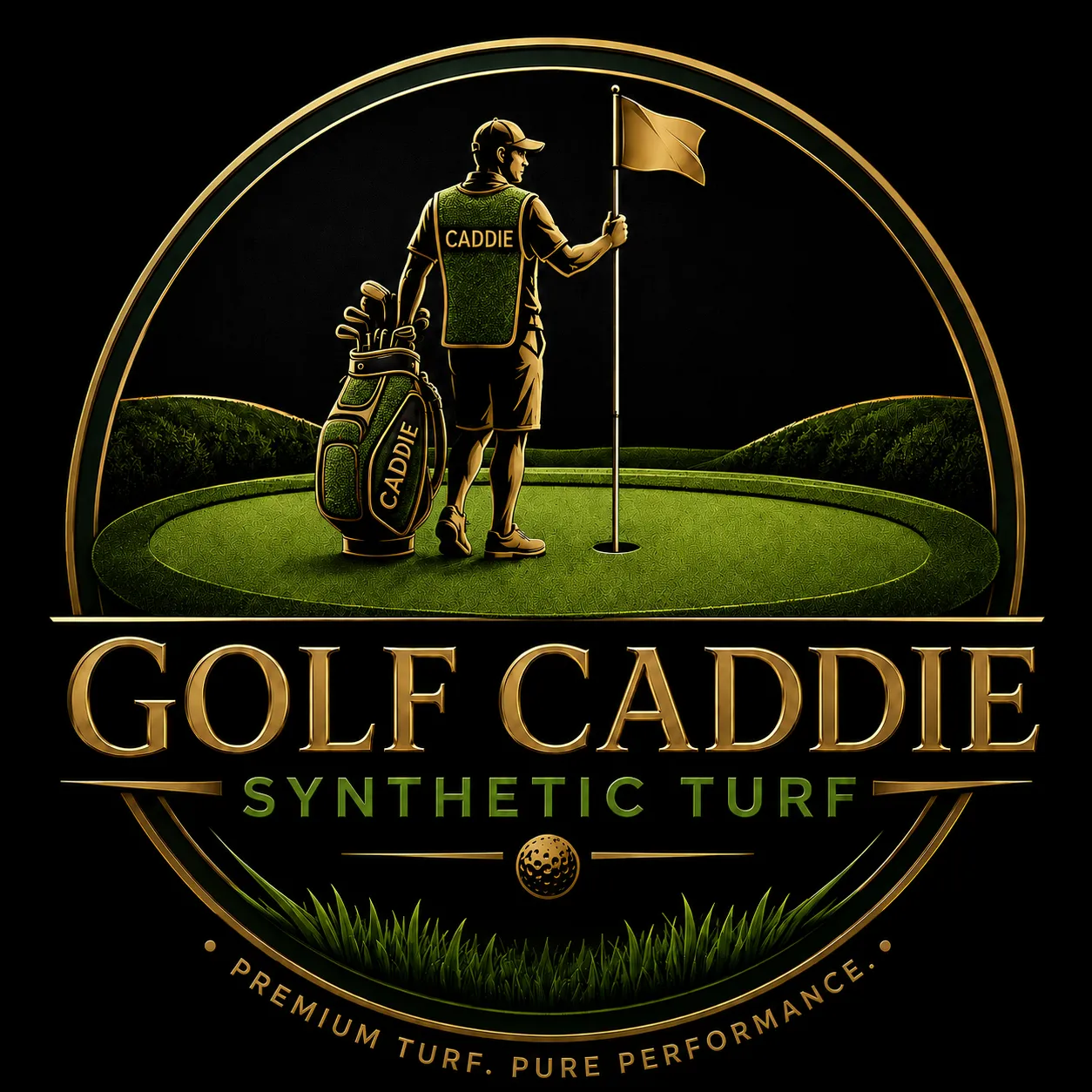 Golf Caddie Synthetic Turf